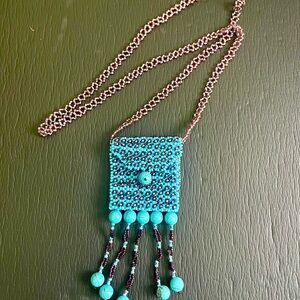 Turquoise Beaded Necklace